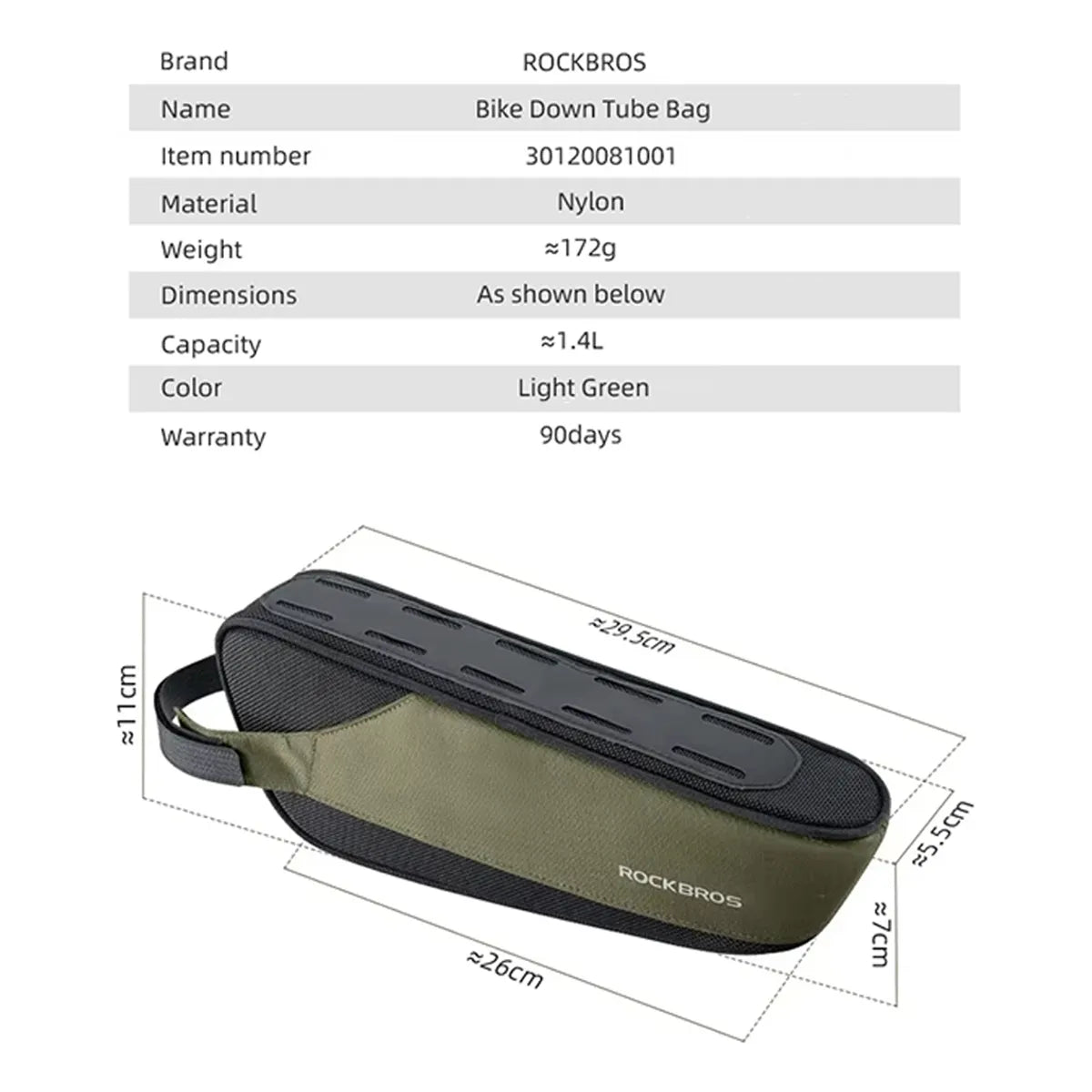 Bolso Estuche Bicicleta 1.4Lts