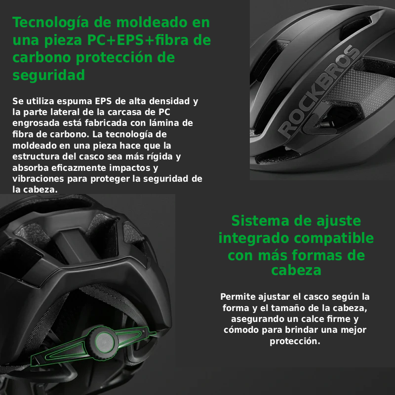 Casco Ruta Aero Fibra de Carbono