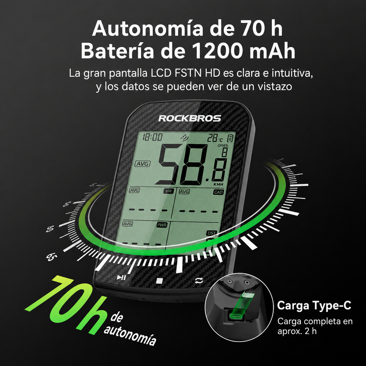 Ciclocomputador M1-PRO