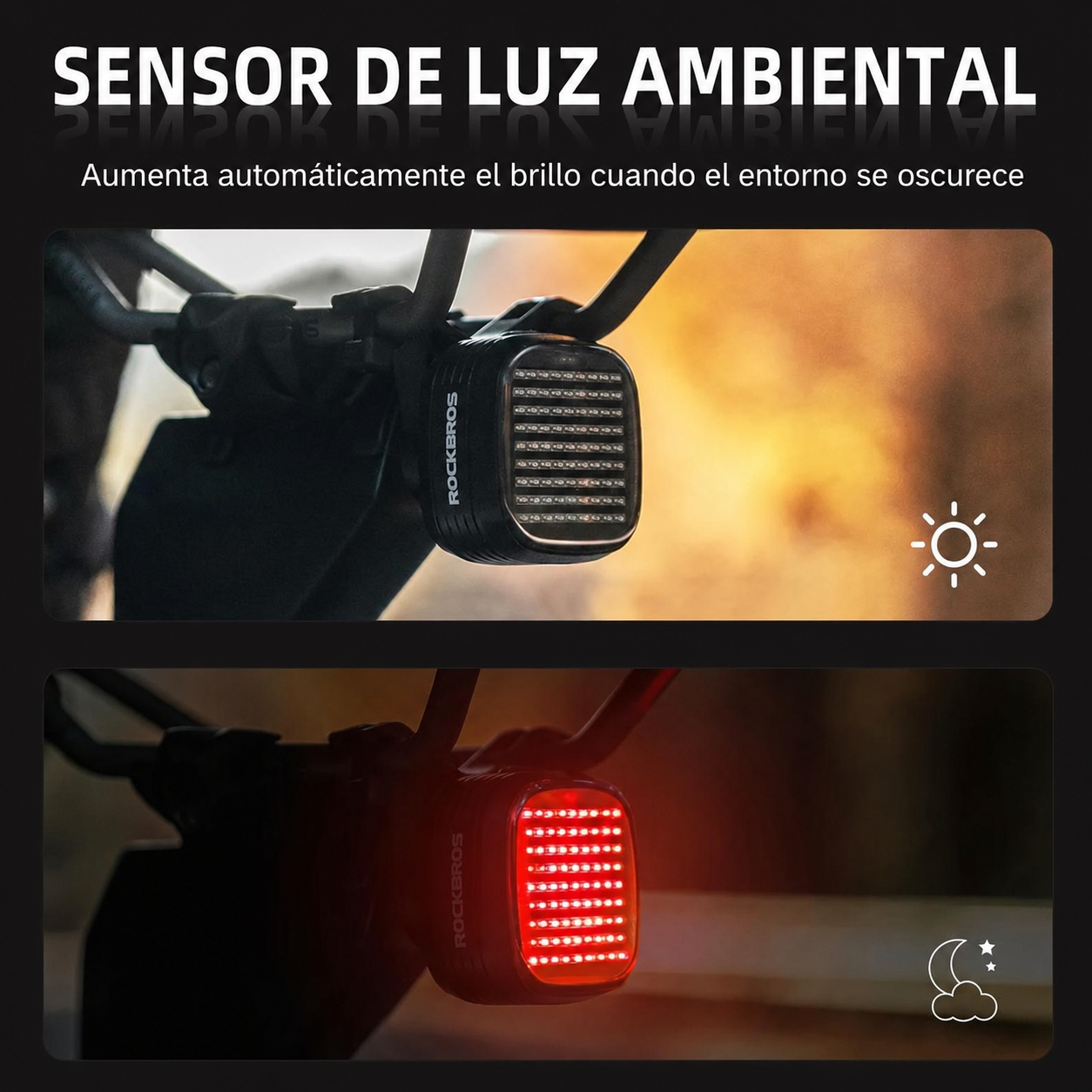 Luz Trasera 12 Modos
