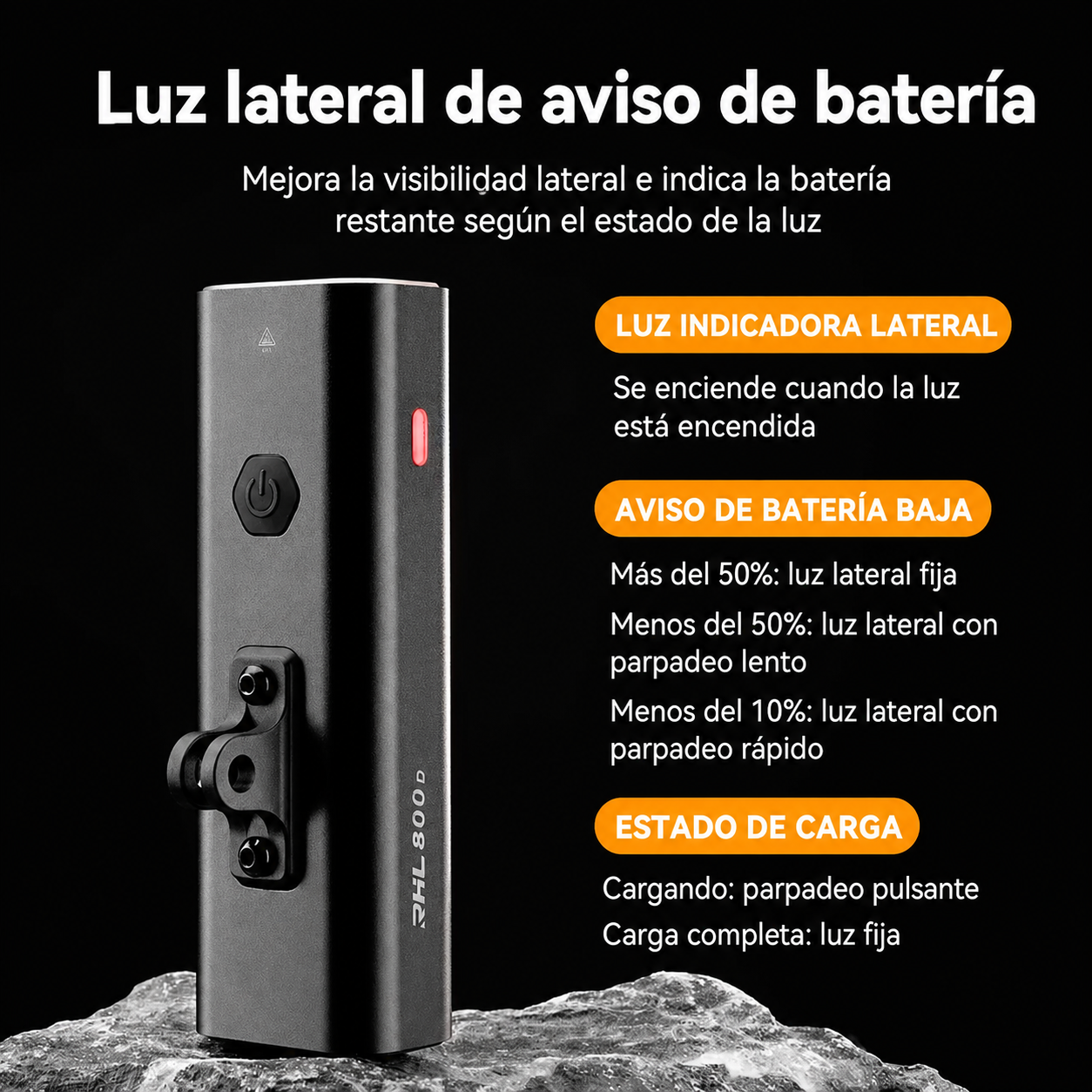 Luz Delantera 800Lm