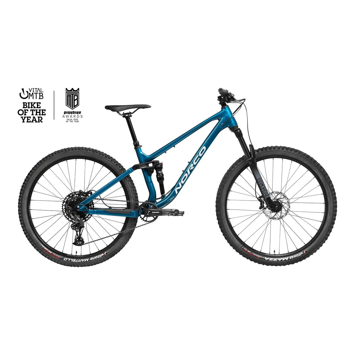 Bicicleta Doble Suspensión Fluid FS 3 Aro 29 + STORM ARO 24
