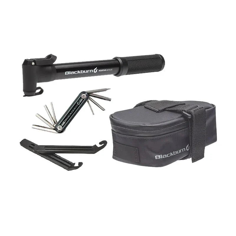 Bolso Asiento Bicicleta Kit Herramientas y Bombin