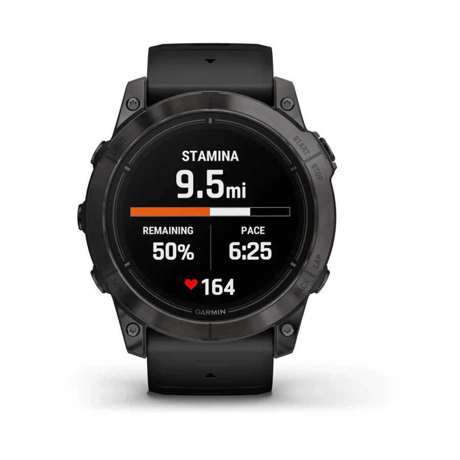 Smart Watch Epix™ Pro (Gen 2) – Sapphire|51 mm Carbon Gray DLC Titanium with Black Band