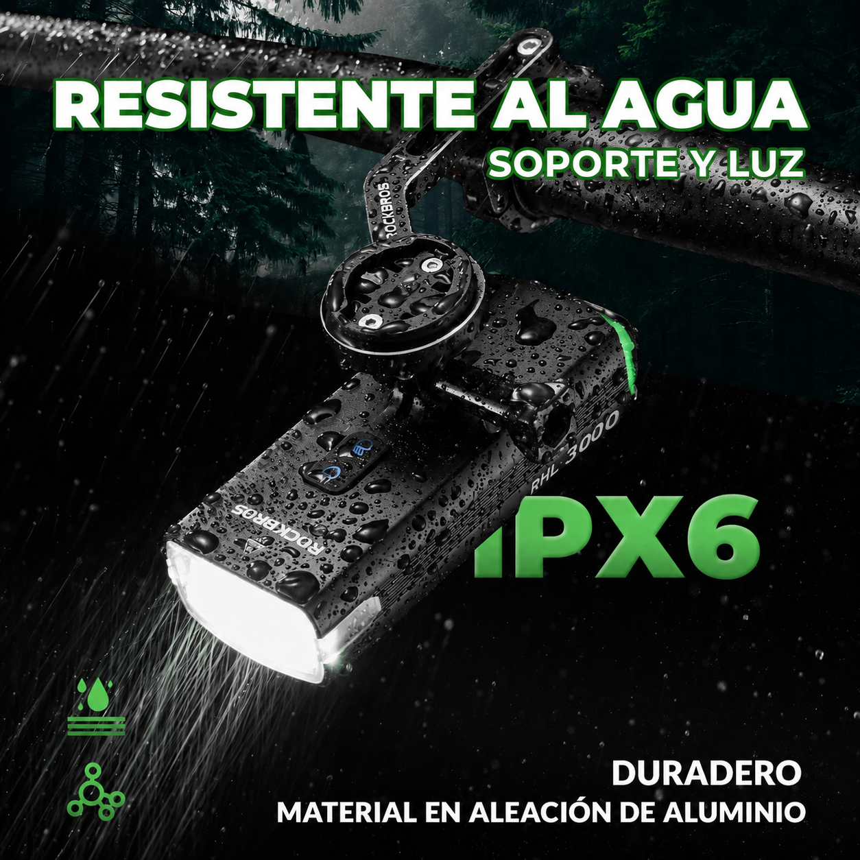 Luz Delantera 3000Lm