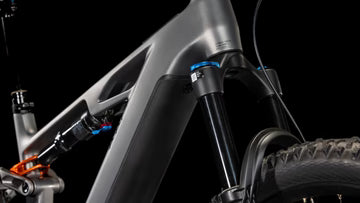 BICICLETA CUBE STEREO HYBRID ONE44 HPC SLX 800 SLABGREY N ORANGE (PREVENTA)