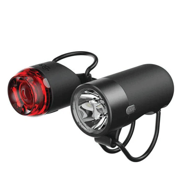 Luces Delantera/Trasera Para Bicicleta Plugger black