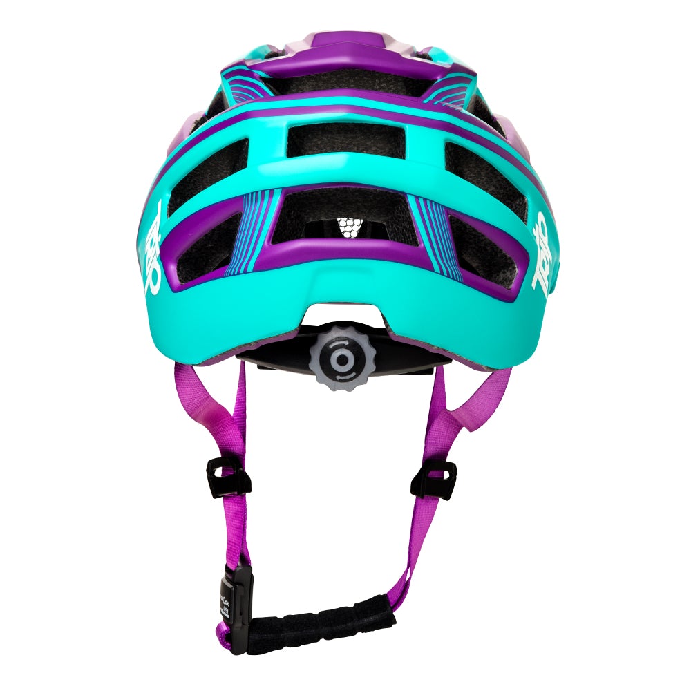 Casco Enduro Azul/Morado