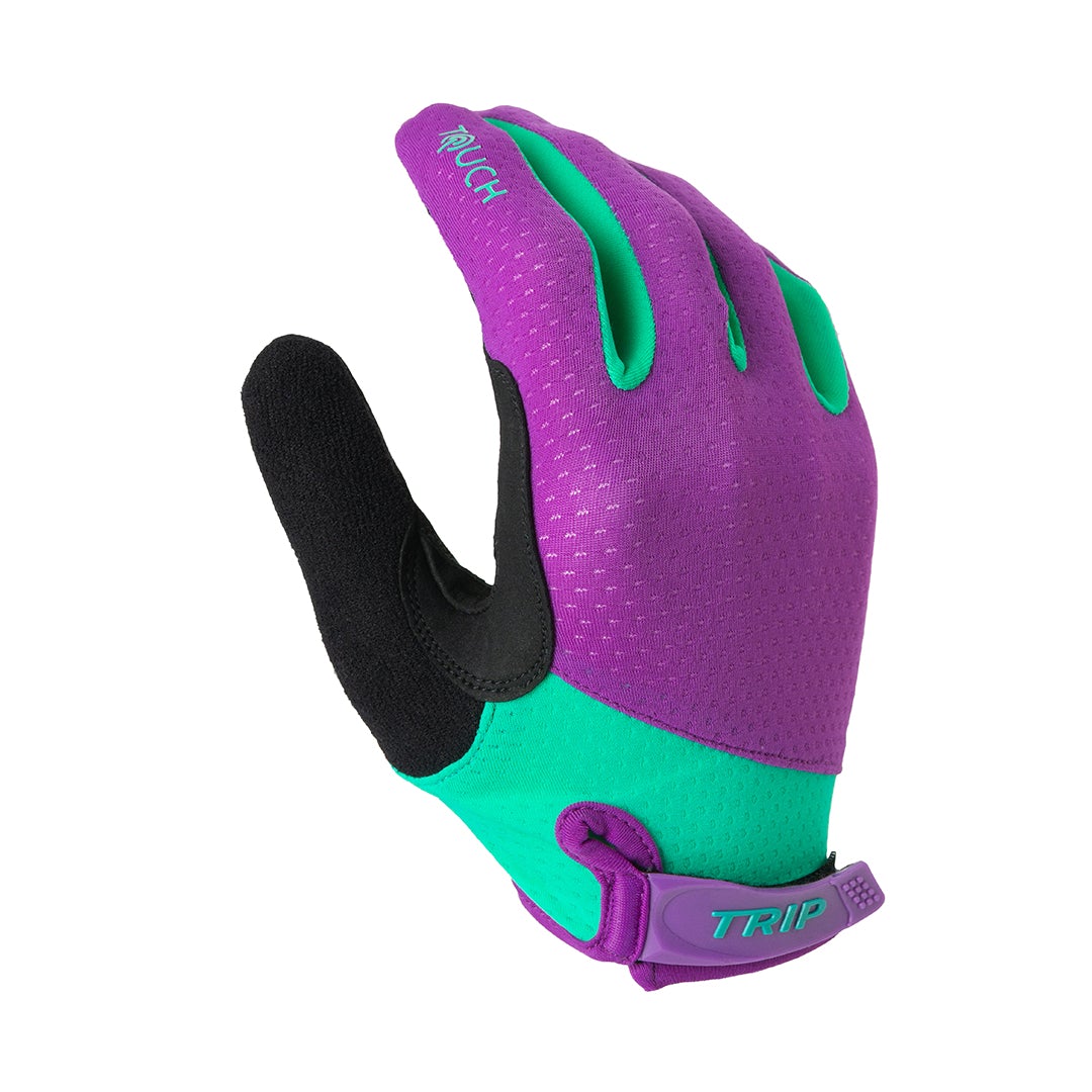 Guantes Largos Morado/Azul