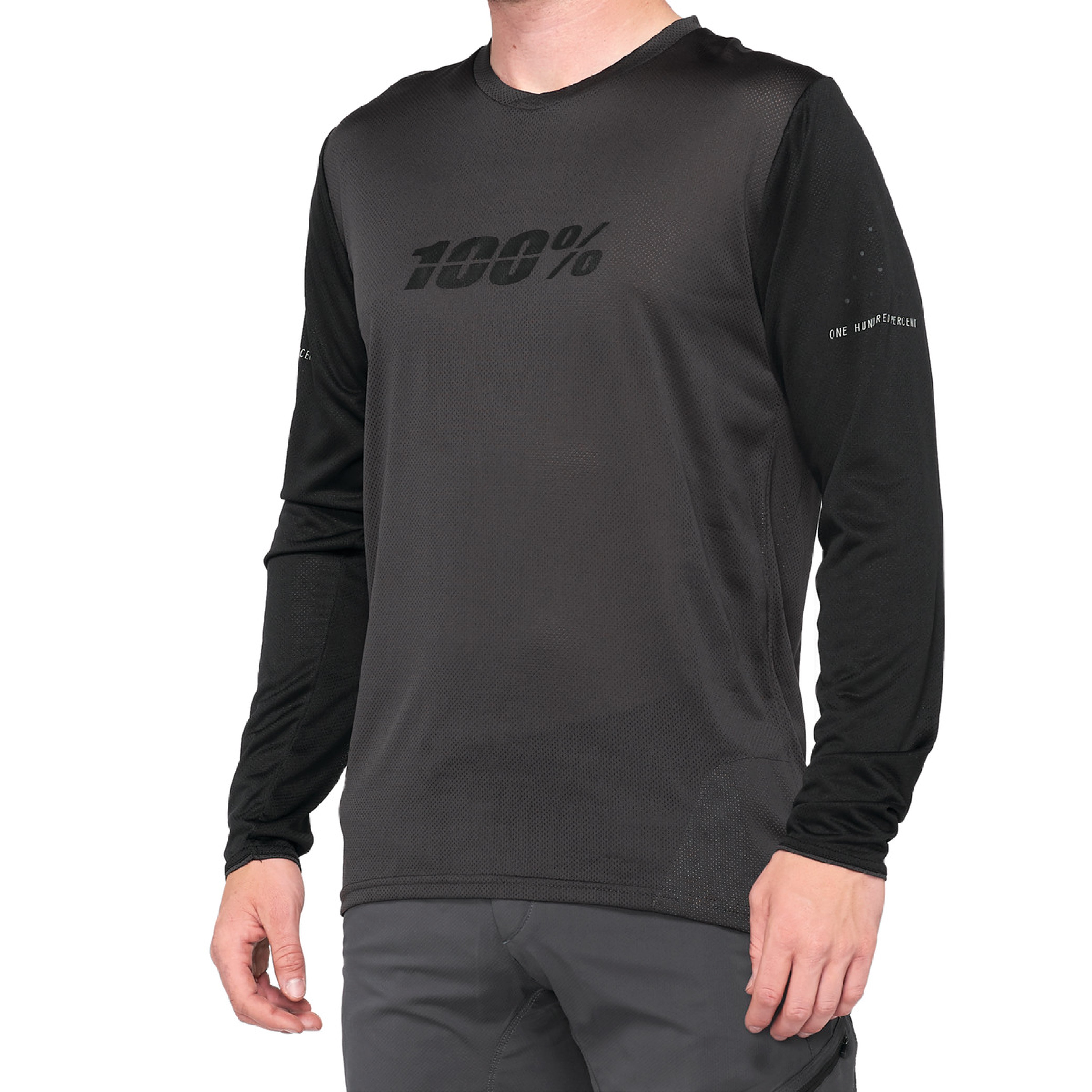 Jersey RIDECAMP Manga Larga Black/Charcoal
