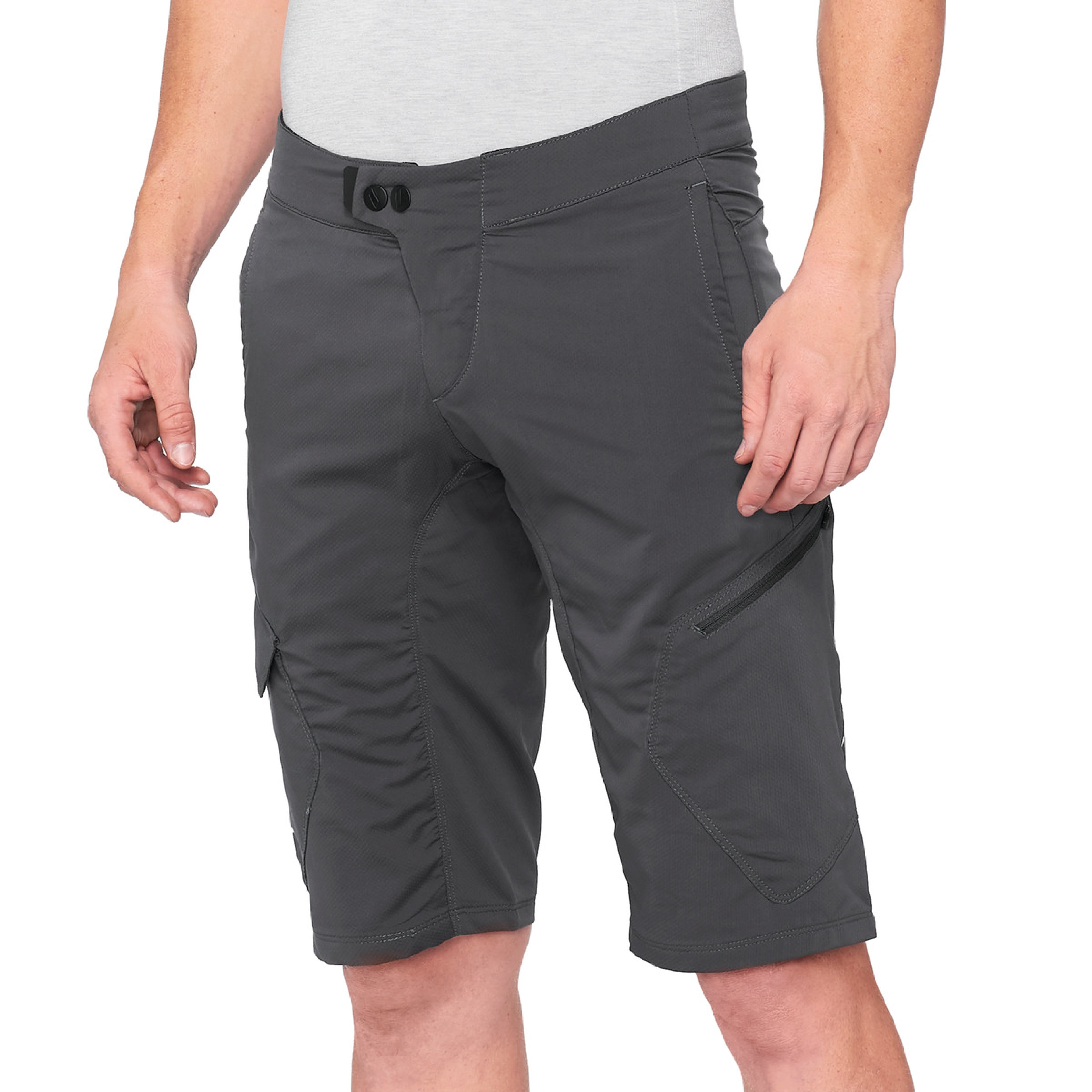 Shorts 100% RIDECAMP Gris