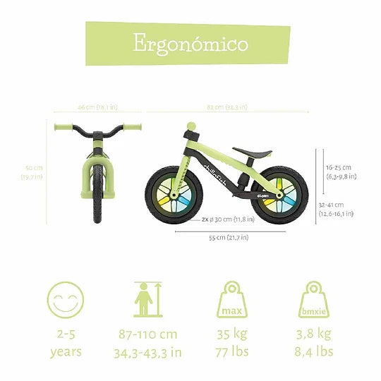 Bicicleta Niño BMXIE04 Aro 12 Pistacho
