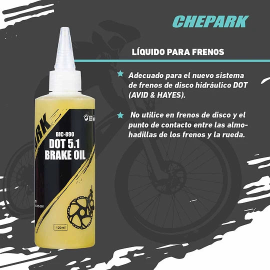 Líquido DOT 5.1 para frenos