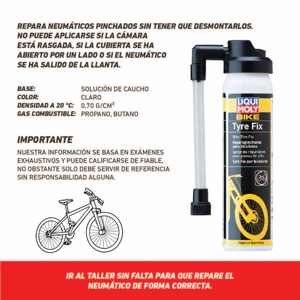 Bike Tyre Fix (Reparador de pinchazos portable)