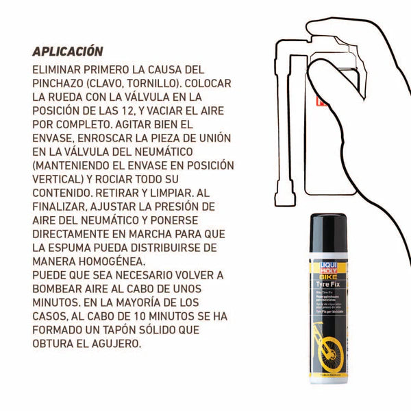 Bike Tyre Fix (Reparador de pinchazos portable)