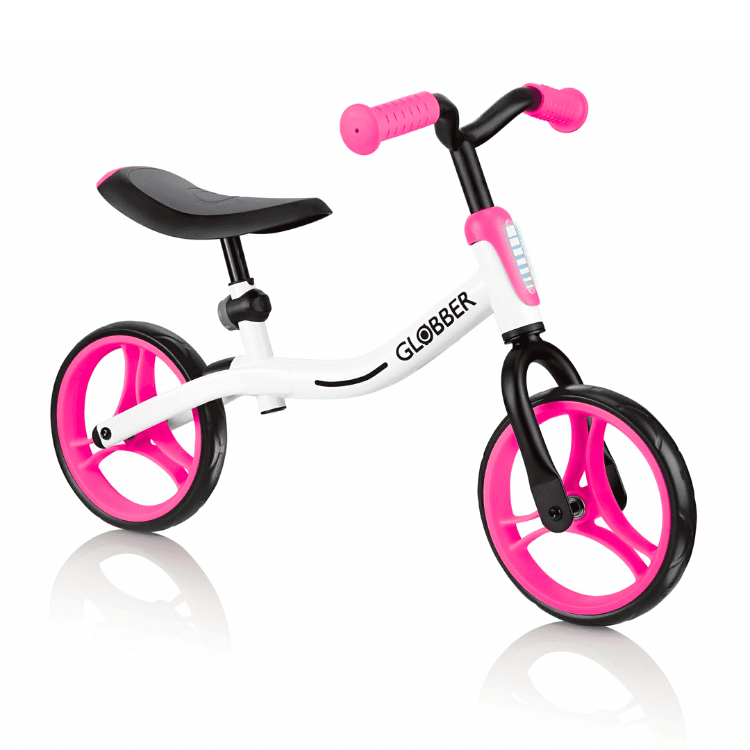 Bicicleta balance niño WHITE - NEON PINK