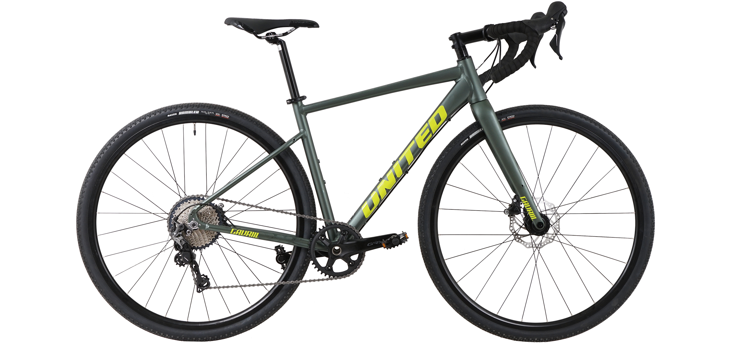 Bicicleta Ruta Gravel Gavriil 700C  Verde