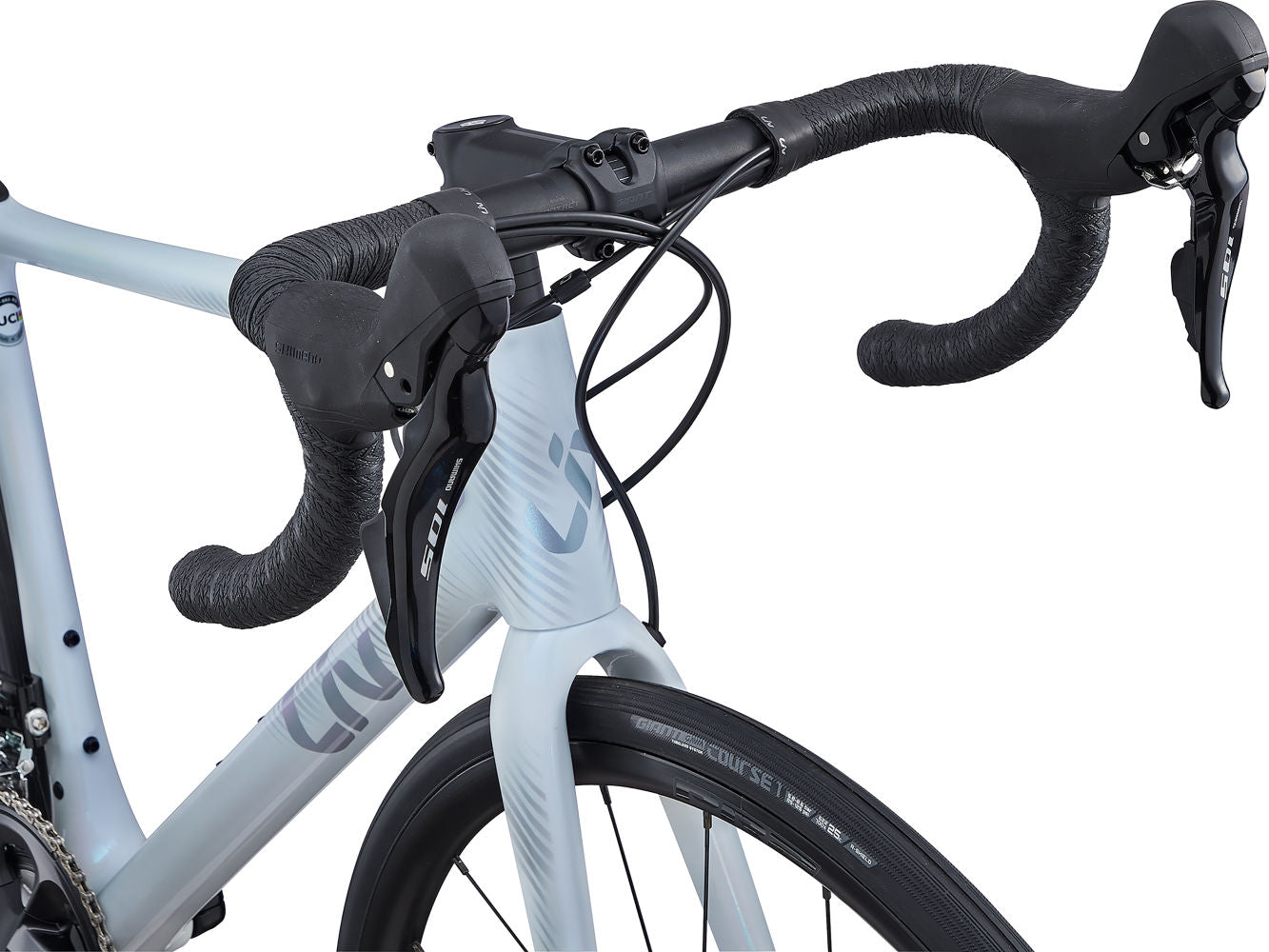 Bicicleta Ruta Mujer Langma Advanced 2 Disc-QOM Blanco