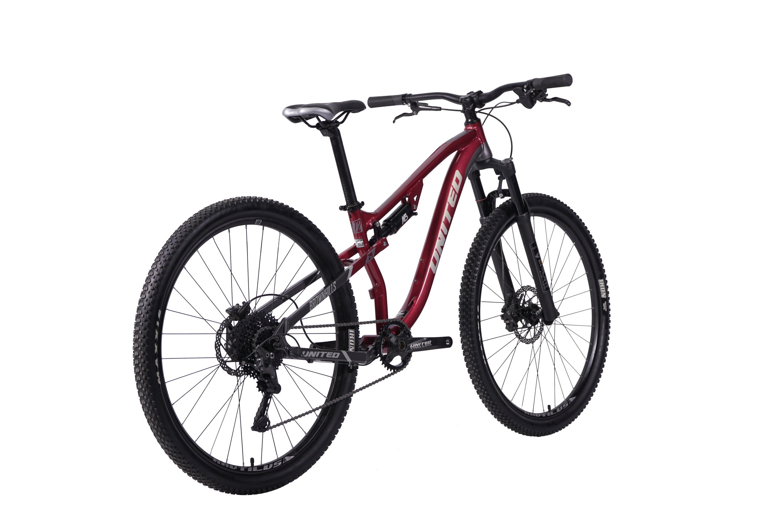 Bicicleta Mountain Bike Brownhills T2 Rojo Aro 27.5 Doble Suspensión