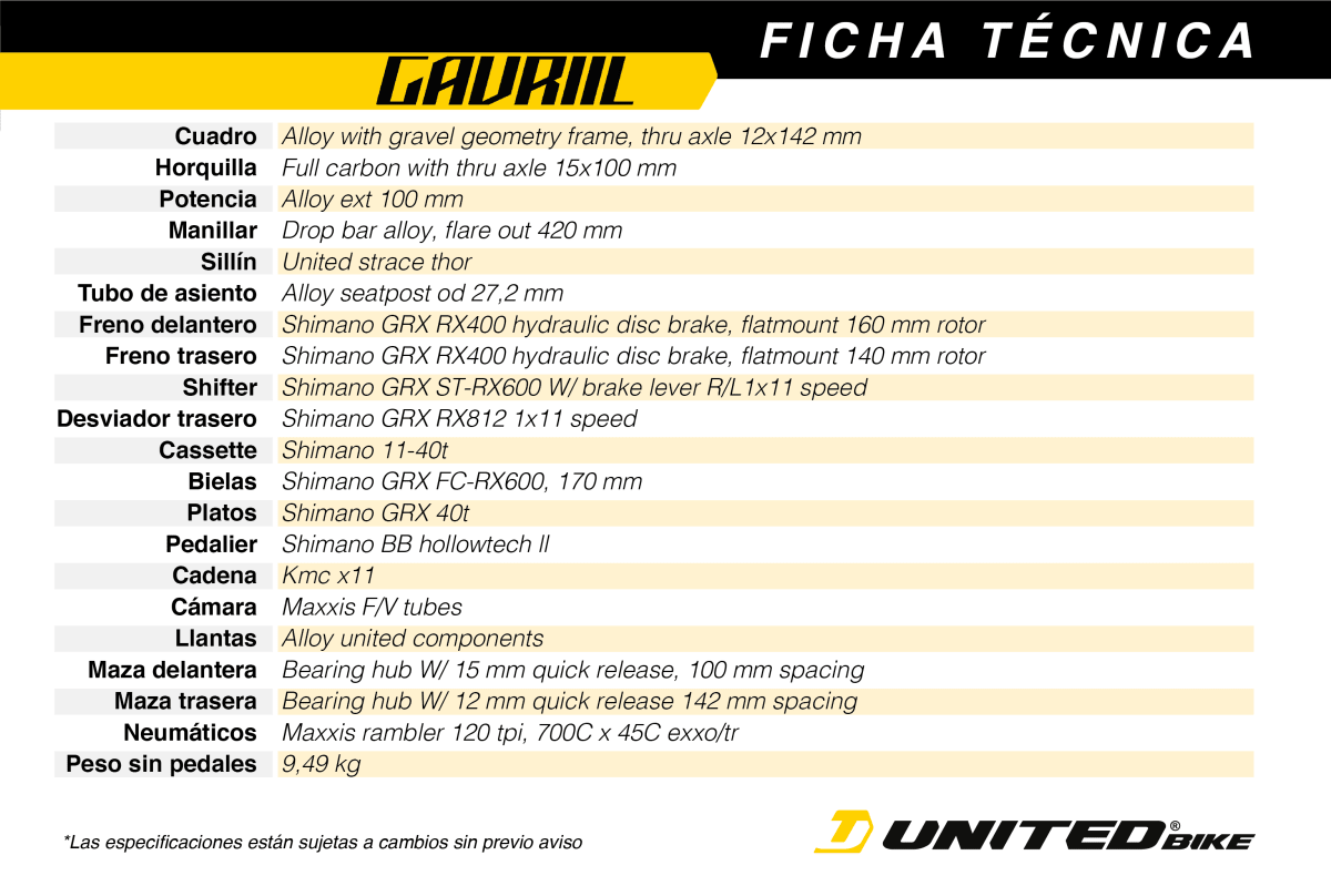 Bicicleta Ruta Gravel Gavriil 700C Café