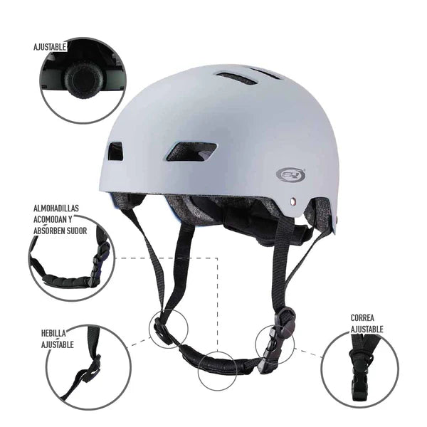 Casco Urbano Multisport 099 gris