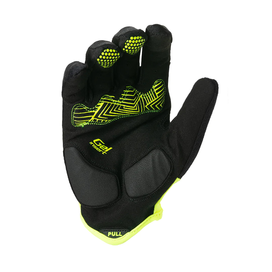 Guantes Largos Negro Neon