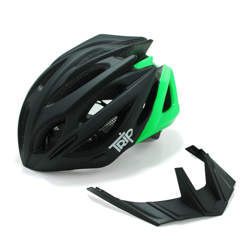 Casco Bicicleta MTB Adulto WAG negro-verde 
