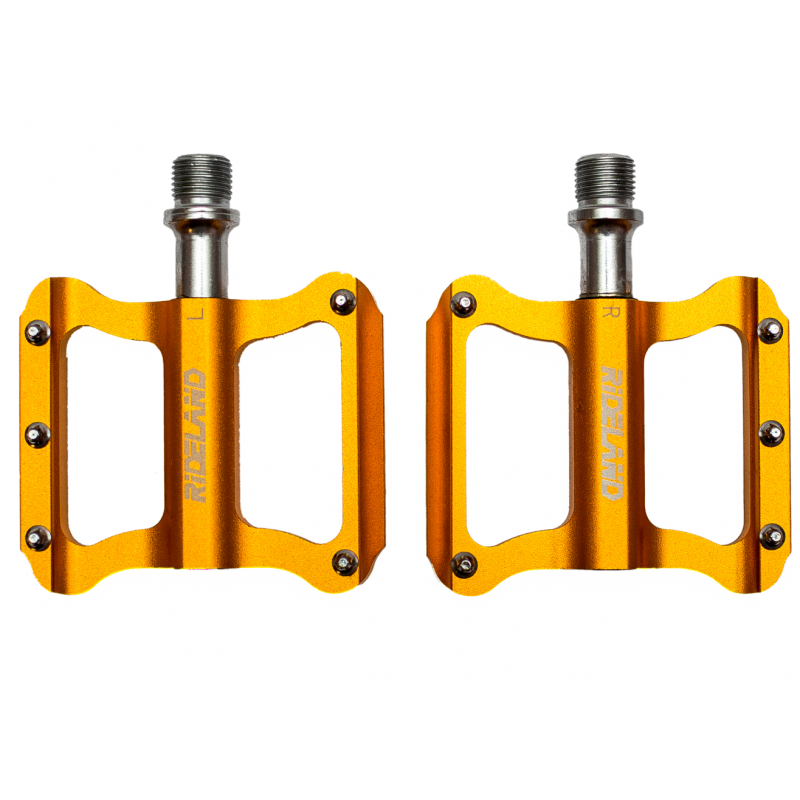 Pedales Aluminio RD06 Amarillo Gold