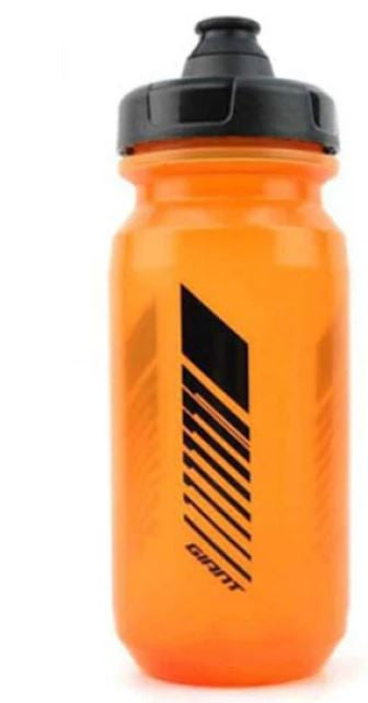 Botella De Agua Cleanspring Transparent Naranjo 600ml